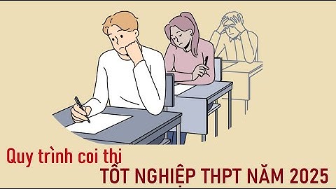 QUY TRÌNH COI THI TỐT NGHIỆP THPT NĂM 2025