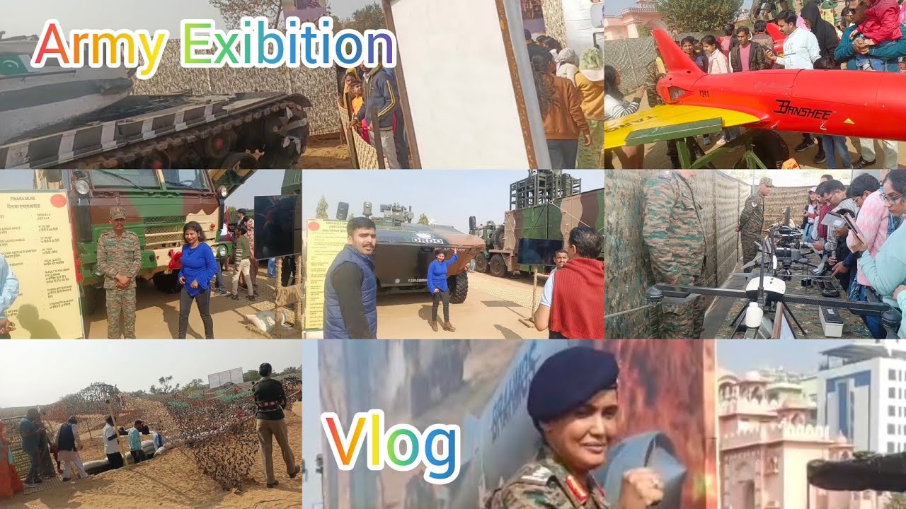 आज हम गए सेना प्रदर्शनी देखने के लिए और वह आए सोफिया कुरेशी जो भारतीय सेना अधिकारी हैं। 