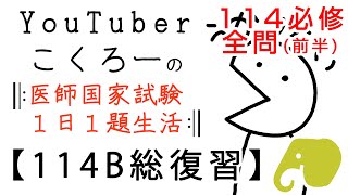 【114B全問】114回医師国家試験必修全問解説(前半)【東京ﾋﾔﾘﾊｯﾄ制作】