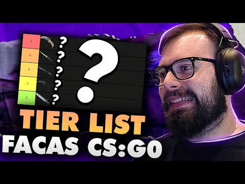 ELE NÃO PARA! O SOMMELIER DE SKINS RANKEA TODAS AS FACAS DO CS:GO! QUAL É A MELHOR FACA?
