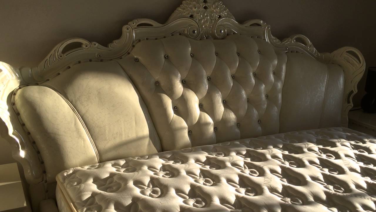 Europe design luxury leather bedroom furniture YouTube