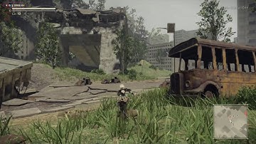 Nier Automata 13 Goliath Returns and Landscape Change and Star Runner