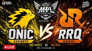 RRQ VS ONIC! LETSGO ?!! #mlbbcreatorid MPL