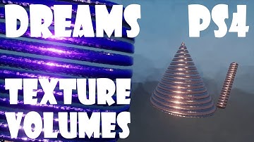 Dreams PS4 - Texture Volumes and Crop Blending Sculpture Tutorial