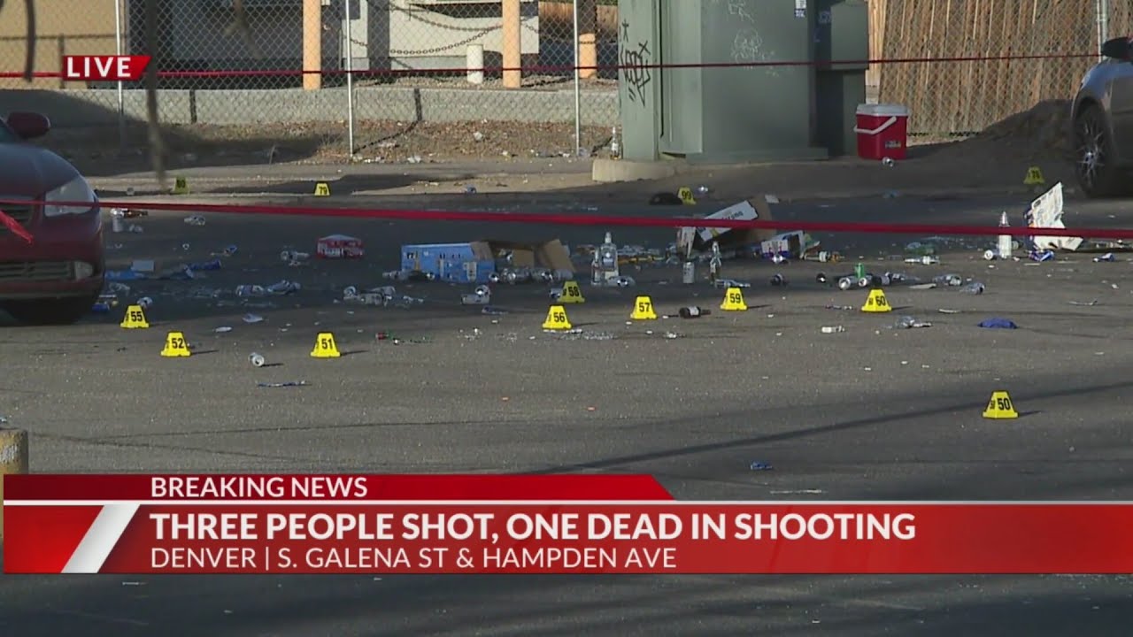 1 killed, 3 injured in Saturday night Denver shooting: Police - YouTube