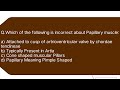 Circulatory system Mcqs | Part 1 Heart mcq