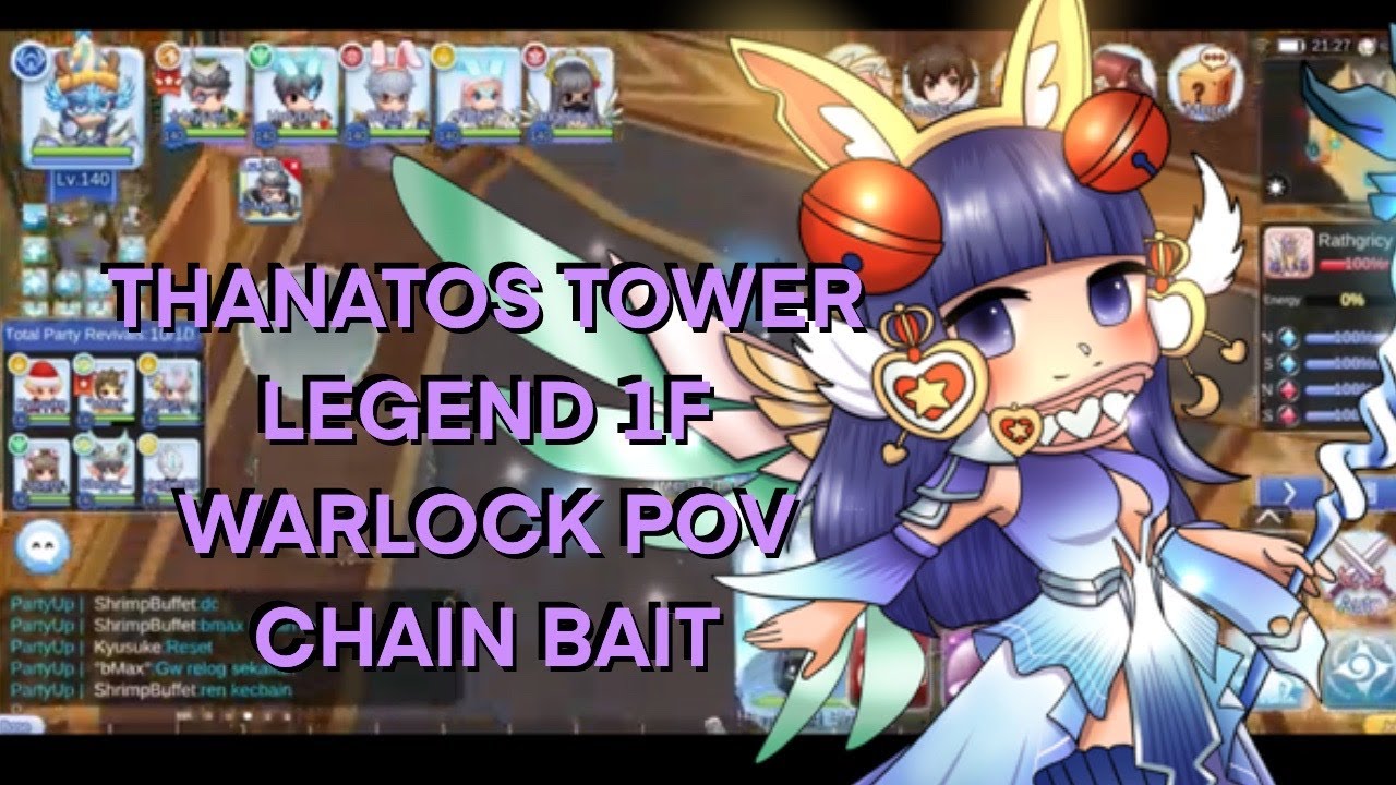 Thanatos Tower Legend 1F - Warlock POV - Chain Bait