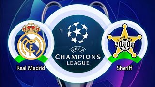 Liga Champion Real Madrid Vs Sheriff Tiraspoll 1 - 2