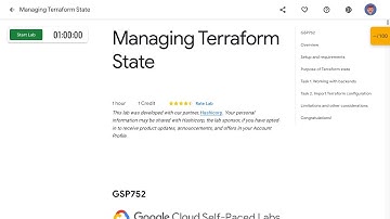 Managing Terraform State GSP752