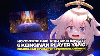 RECAP 6 CITA CITA Player Genshin Impact Yang MUNGKIN Tanpa Kita Sadari Telah Dikabulkan HOYOVERSE !!