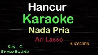 HANCUR-Ari Lasso|KARAOKE NADA PRIA ​⁠ -Male-Cowok-Laki-laki@ucokku