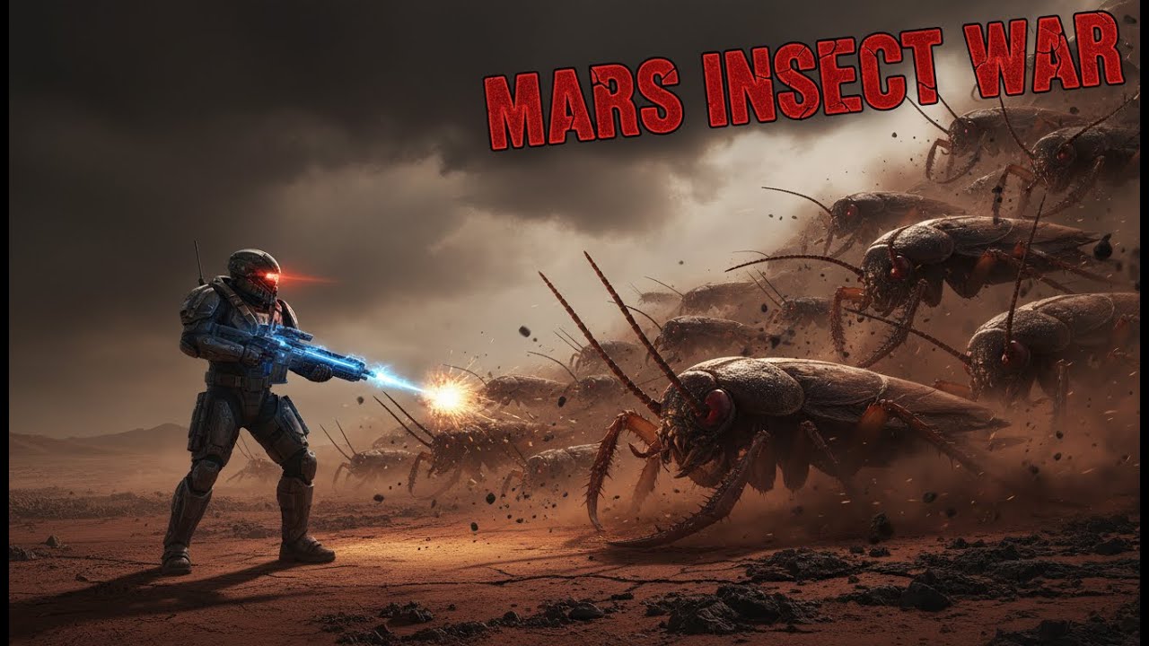 MARS IS UNDER ATTACK! ⚔️ Insect Army vs Billions of Cockroaches!