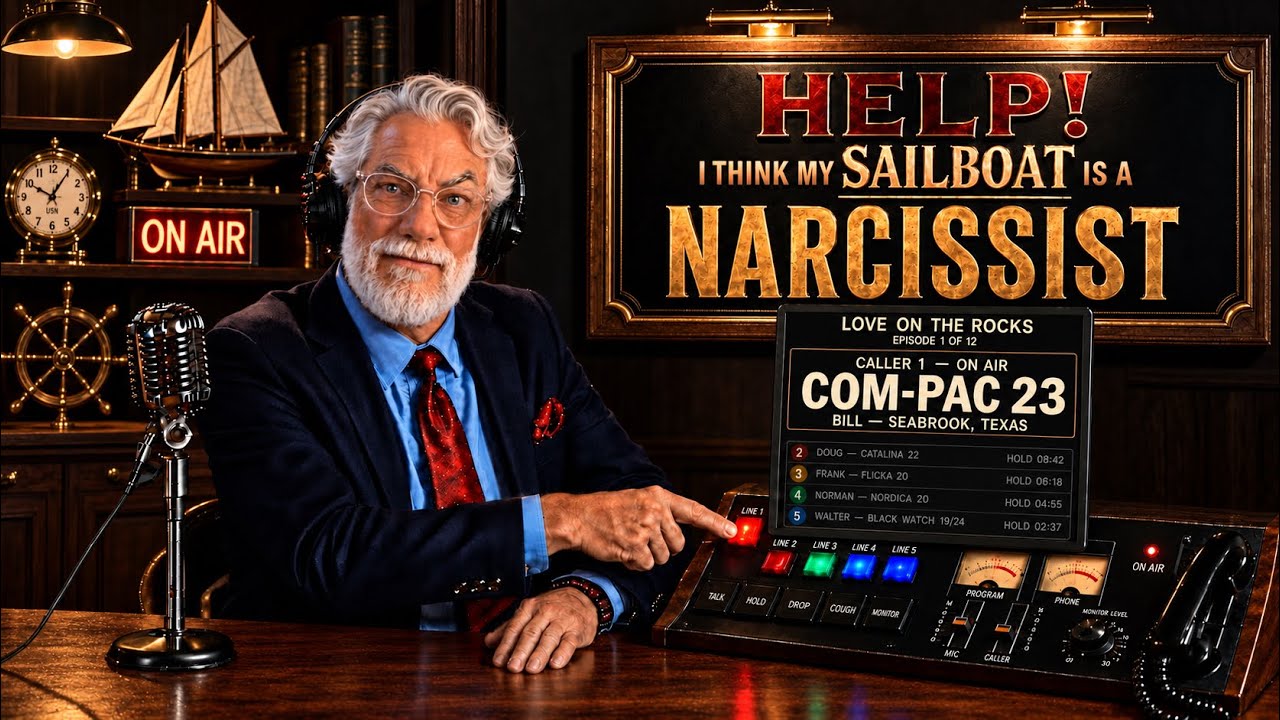 ⁣COM-PAC 23 DIGGING UP THE DIRT BEFORE YOU BUY-BEST TRAILERABLE SOLO SAILBOAT, TALK SHOW ON THE AIR.