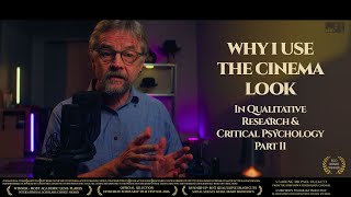 Why I use the cinema look in teaching:  Part 2