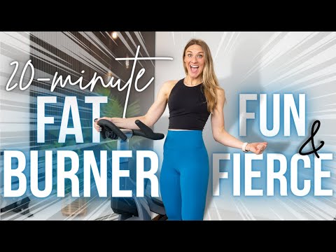 20-minute FUN & FIERCE FAT BURNER cycling