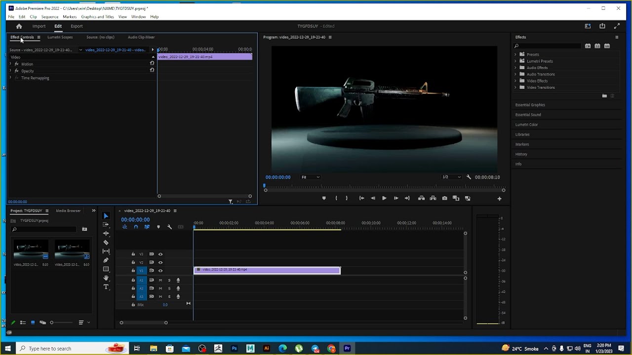 Basic Video Editing in Premiere Pro - YouTube