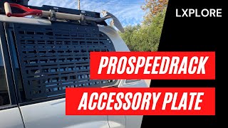 Prospeedrack Rear Side Accessory Plate #100serieslandcruiser #lx470