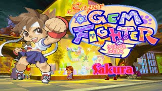 Super Gem Fighter Mini Mix (Pocket Fighter) Capcom 1997 - Sakura Kasugano @yonatanyordychavarria