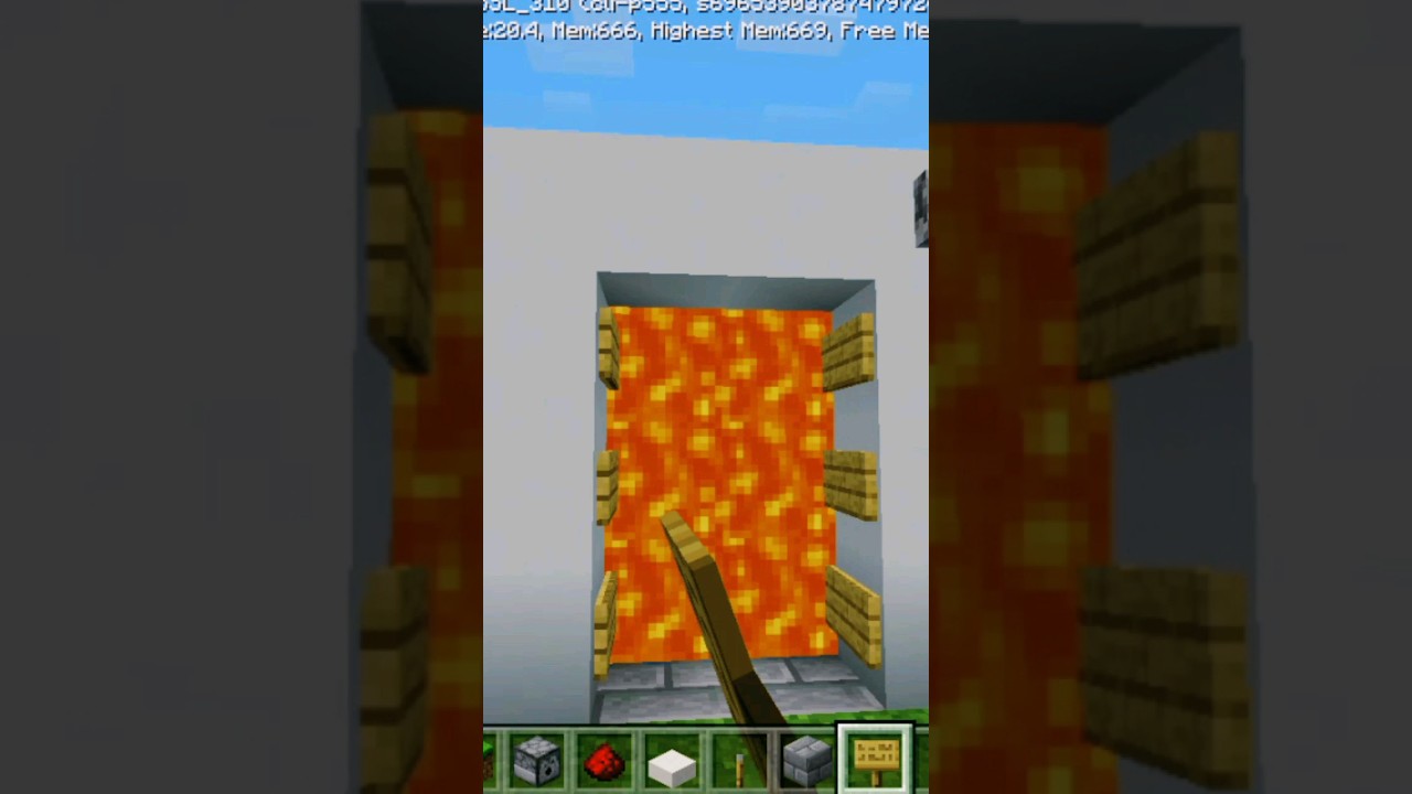 Useful Safest Lava Door In Minecraft minecraft shorts YouTube useful-safest-lava-door-in-minecraft-minecraft-shorts-youtube