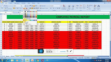 MS EXCEL SKILL TEST FOR OSSSC JUNIOR CLERK