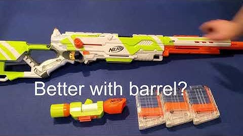 [NERF] Does the longstrike barrel extension help? [TEST]