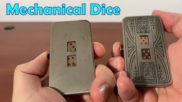 Demley Auto Dice: Pocket Mechanical Dice Art Deco vs. Normal Version 🎲 Gadgetify