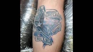 Dallas Cowboys tattoo Tribute /Memorial