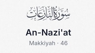 Q.S An Nazi'at 1-46 || Arabic, Latin, and Indonesian translation (Rafif Alfarizi)