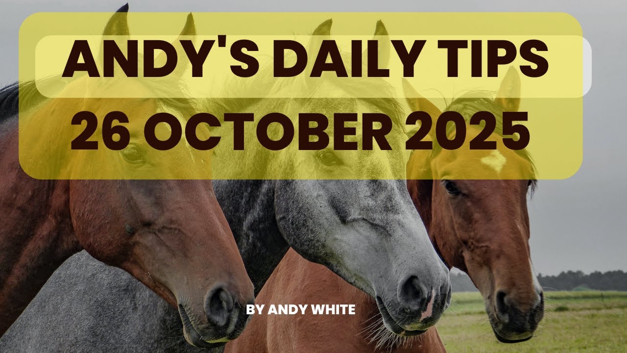 Ежедневные советы Энди по скачкам, воскресенье, 26 октября 2025 г.