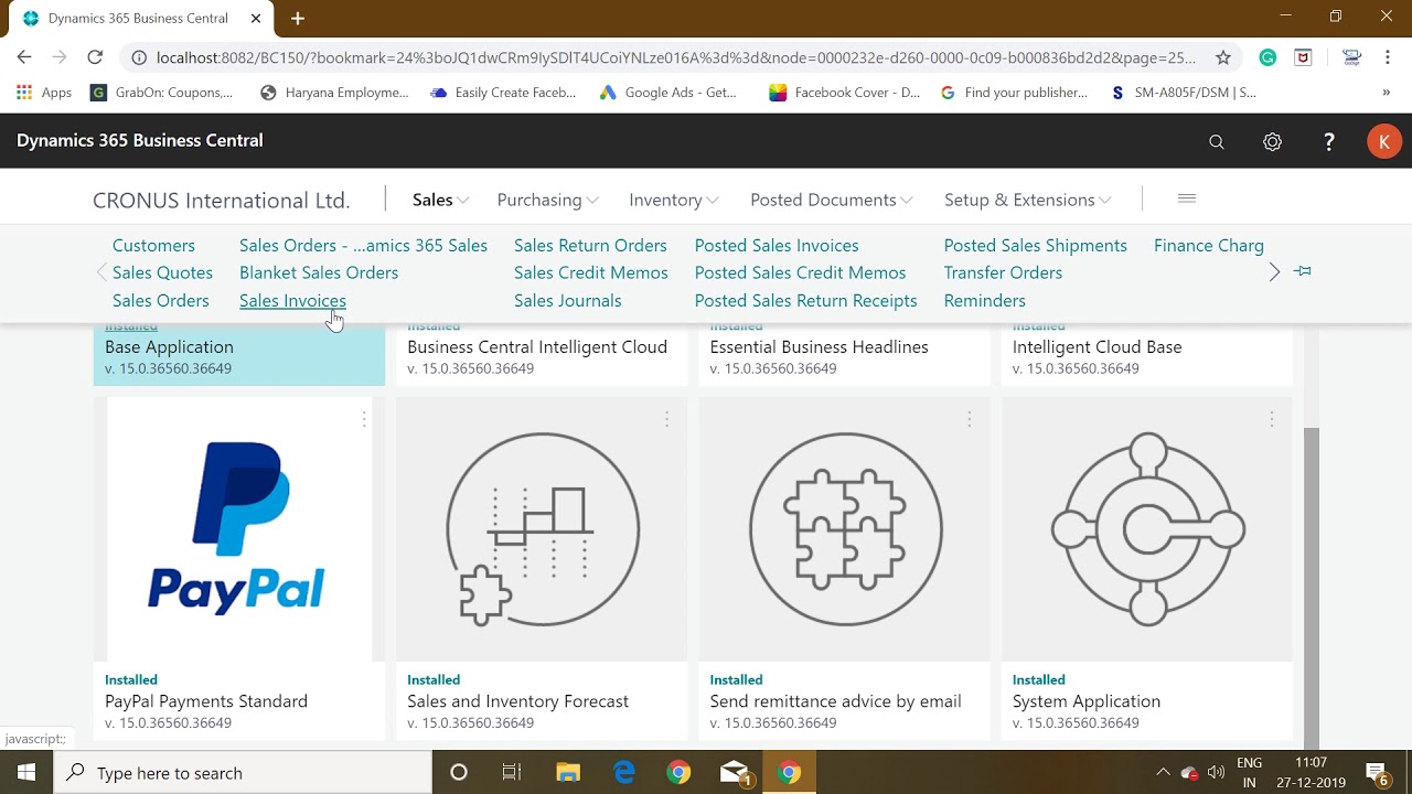 How to use PayPal Payment Service in Dynamics 365 Business Central Wave ...