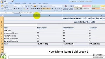 Excel 2007, Exercise 20   Display/Print Formulas and Scale a Worksheet for Printing
