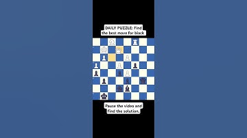 DAILY PUZZLE! Find the best move‼️✨️ #chess #chessgame #chesstactics #chessopenings #chesscom