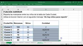 Función Si ERROR - Mod 3 y 4 Curso SENA Excel Intermedio