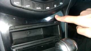 установка AUX в HONDA ACCORD VII
