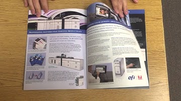 Sharp MX-6500 MX-7500 Polaris Pro Saddle Stitch Booklet Example