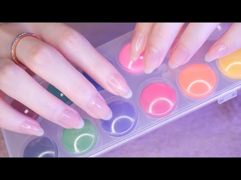 ASMR 優しくて落ち着く..眠気を誘うトリガー (Tapping, Scratching, Brushing, etc) No Talking