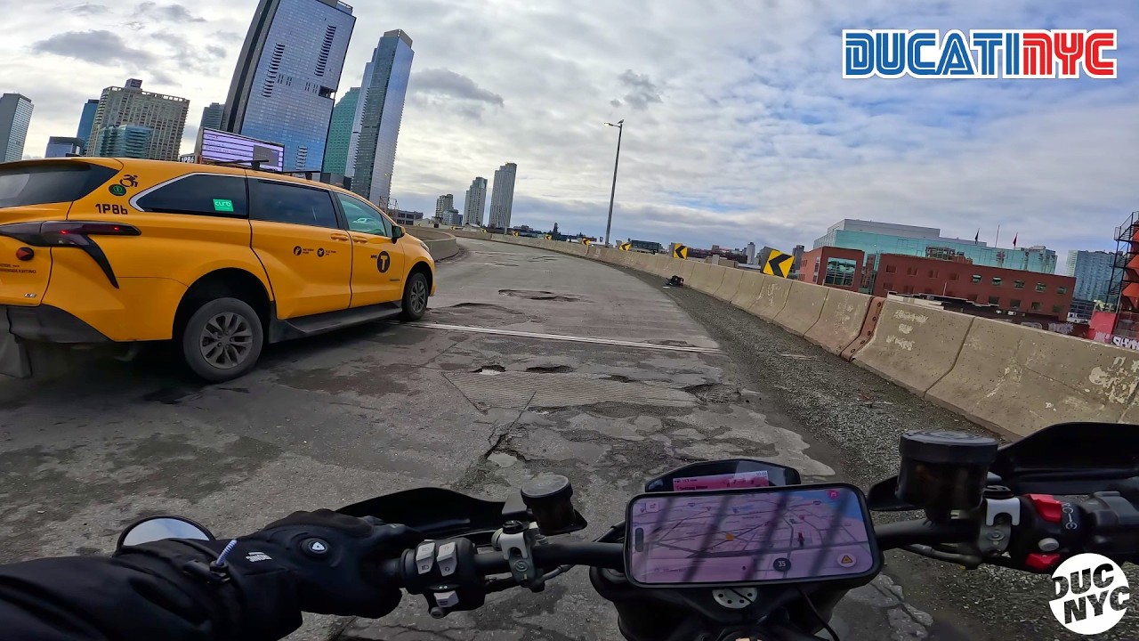Brooklyn to Queens to Queensboro Bridge - Winter Ducati Ride