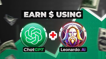 How To Use Leonardo ai Tutorial & CHATGPT to Generate 💸 | Leonardo ai tutorial side hustle!