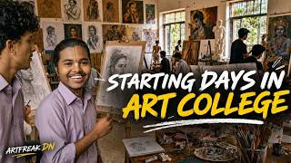 My First Week at BK College of Art & Craft | BFA Vlog