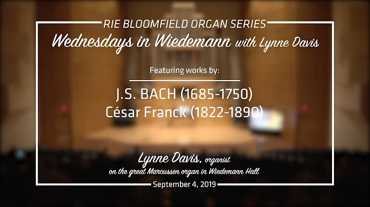 Wednesdays in Wiedemann with Lynne Davis - Septemb...
