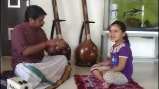 Carnatic classical music class #1,2,3 Tara Sthayi (upper octaves) Varisai