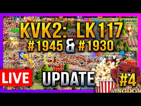 KVK2: LK117 Zone6 UPDATE #4 🔴 #1945 & #1930 (imperium) & more - Rise of Kingdoms ROK Fleisch