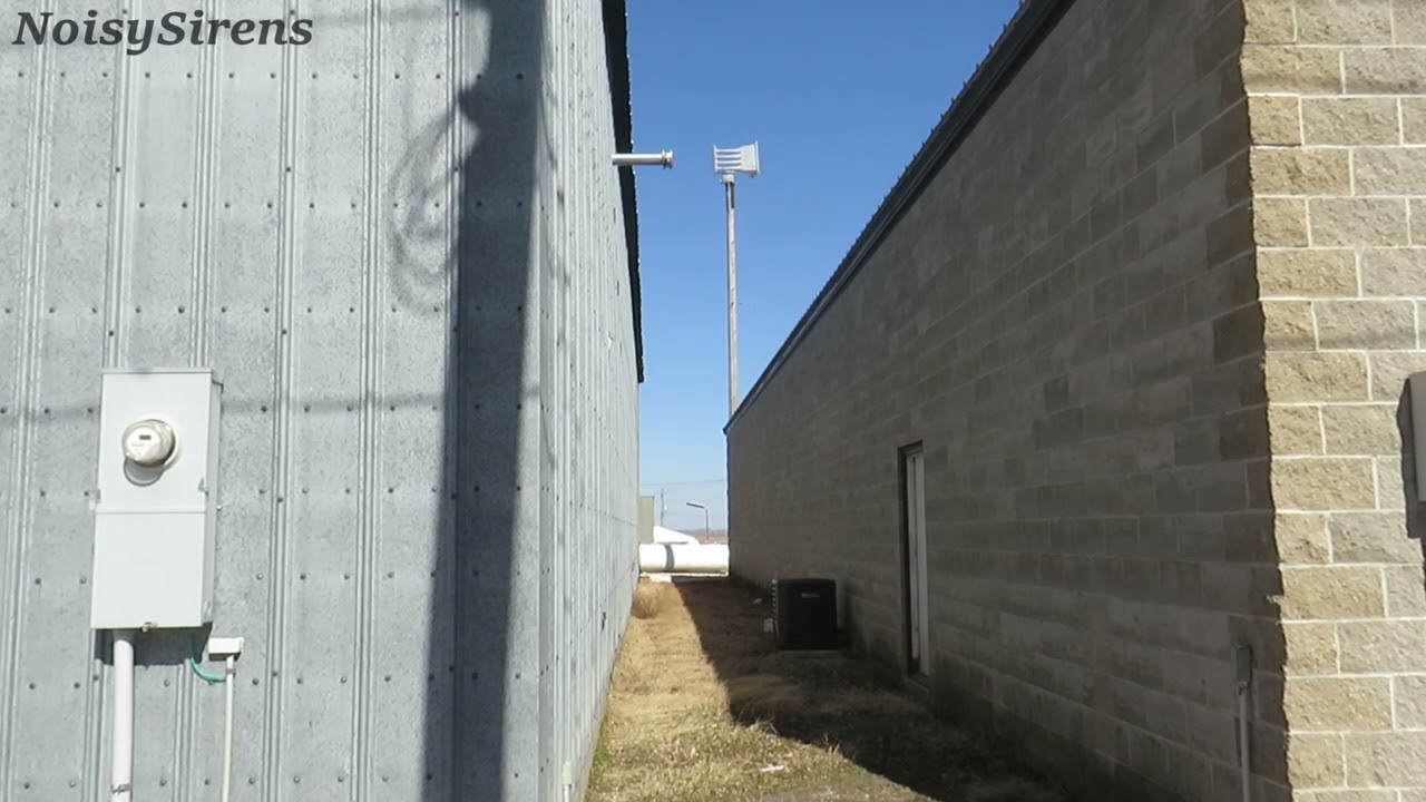 Analog Whelen WPS-4004 Sounding Attack, Barnum, IA - 3/9/24, 11:01AM