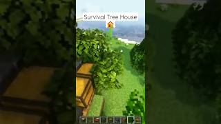 Minecraft Tree Survival House 