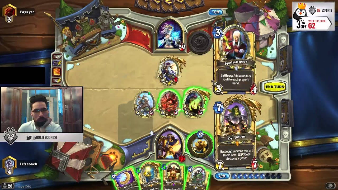 Hearthstone Lifecoach Playing Reno Jackson Pally