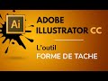 Outil forme de tache Illustrator