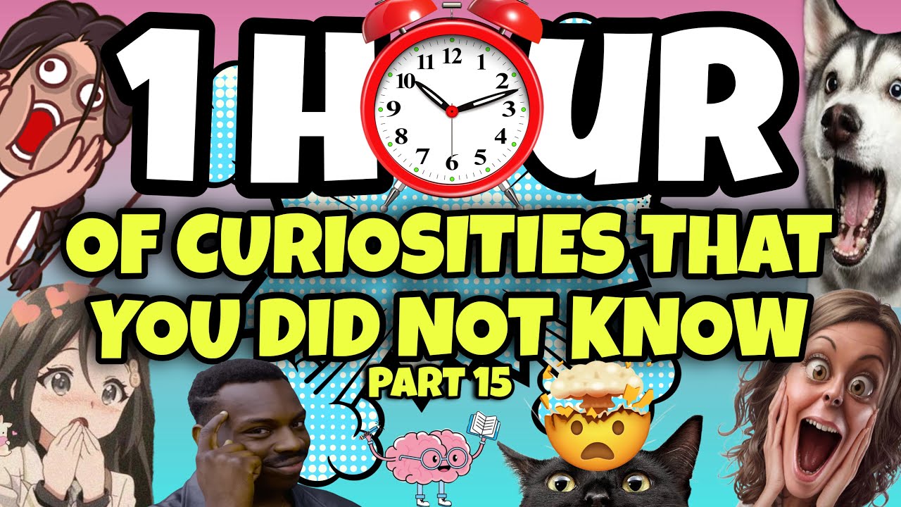 1 HOUR OF CURIOSITIES AND THINGS YOU DIDN'T KNOW 🧠⏰ #15