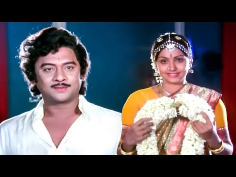 Krishnam Raju & Sujatha Best Love Scene | Chiranjeevi | Prema Tarangalu Movie Scenes