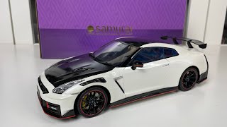 日産 GT-R NISMO 1/18 samurai ニスモホワイトR35 mqdefault.jpg