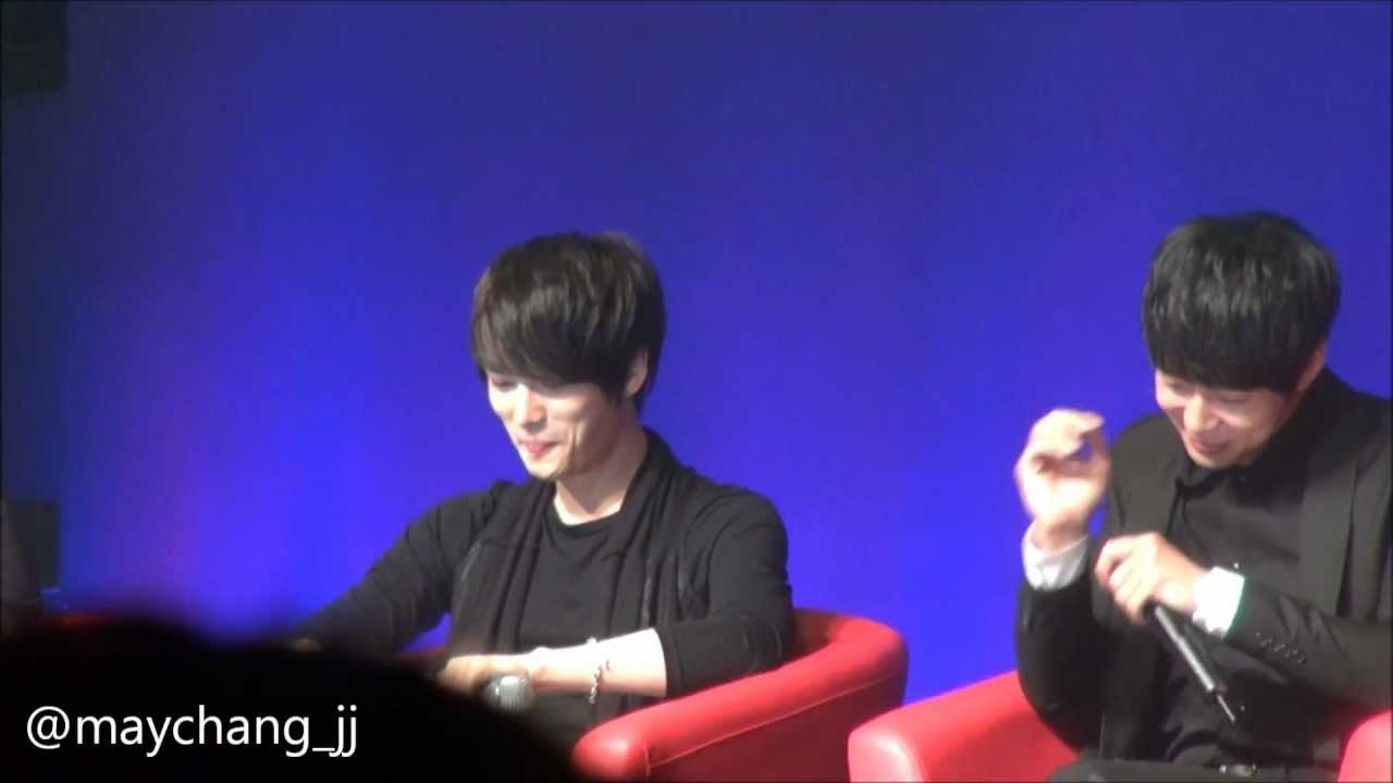 2012.04.21 JYJ  Lotte Fanmeeting 1 ~talk ①~